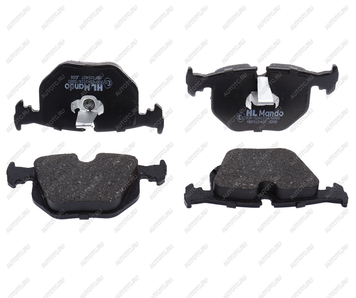 1 699 р. Колодки тормозные BMW X3 (E83),X5 (E53),E46 (2.53.0) задние (4шт.) MANDO MANDO mbf015407  с доставкой в г. Майкоп