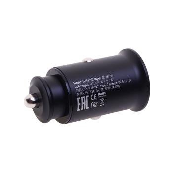 879 р. Устройство зарядное в прикуриватель 1USB + 1 Type C 12V TFN TFN tfn-ccrpd30w01  с доставкой в г. Майкоп. Увеличить фотографию 2