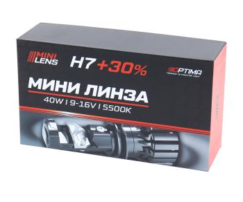 5 399 р. Лампа светодиодная 1224V H7 PX26d 5500K (2шт.) линза OPTIMA OPTIMA ml-h7-40-30  с доставкой в г. Майкоп. Увеличить фотографию 5