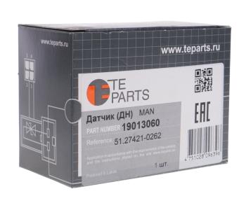 9 899 р. Датчик давления масла MAN дв.D2866,2066 TE PARTS TE PARTS 19013060 TE PARTS 19013060  с доставкой в г. Майкоп. Увеличить фотографию 3