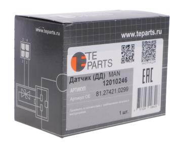 6 199 р. Датчик давления воздуха MAN F2000 тормозной системы TE PARTS TE PARTS 12010246 TE PARTS 12010246  с доставкой в г. Майкоп. Увеличить фотографию 3