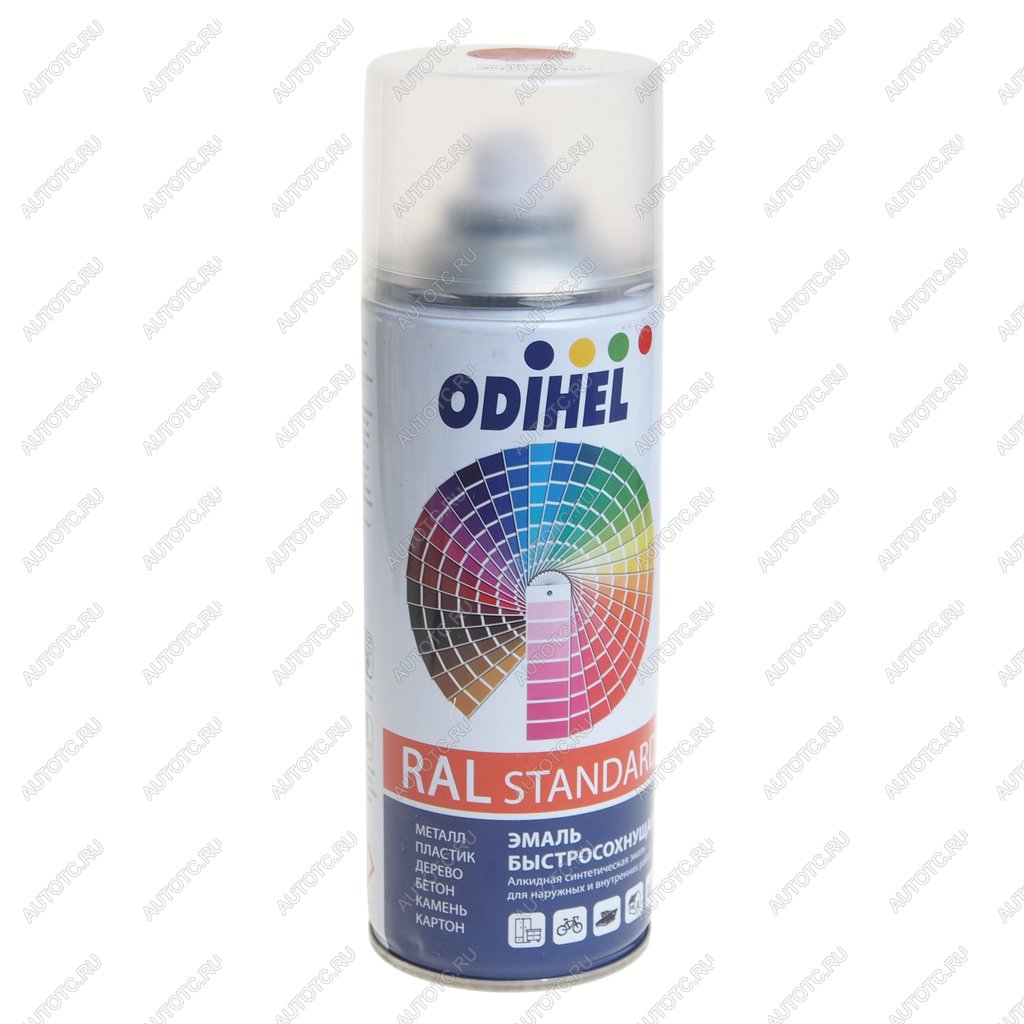 299 р. Краска коричнево-красная RAL3011 алкидная аэрозоль 520мл ODIHEL ODIHEL ral3011a ODIHEL ral3011a  с доставкой в г. Майкоп