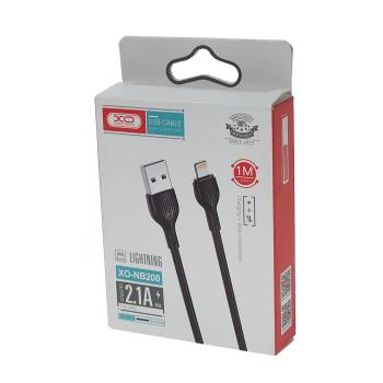 186 р. Кабель USB Type C 2м черный XO XO nb200 black  с доставкой в г. Майкоп. Увеличить фотографию 2