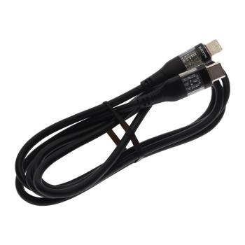 379 р. Кабель iPhone (5-)-USB Type C 1.2м BOROFONE BOROFONE bu37 black  с доставкой в г. Майкоп. Увеличить фотографию 2