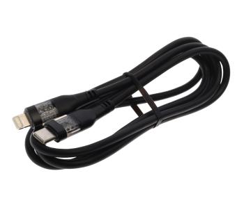 379 р. Кабель iPhone (5-)-USB Type C 1.2м BOROFONE BOROFONE bu37 black  с доставкой в г. Майкоп. Увеличить фотографию 1