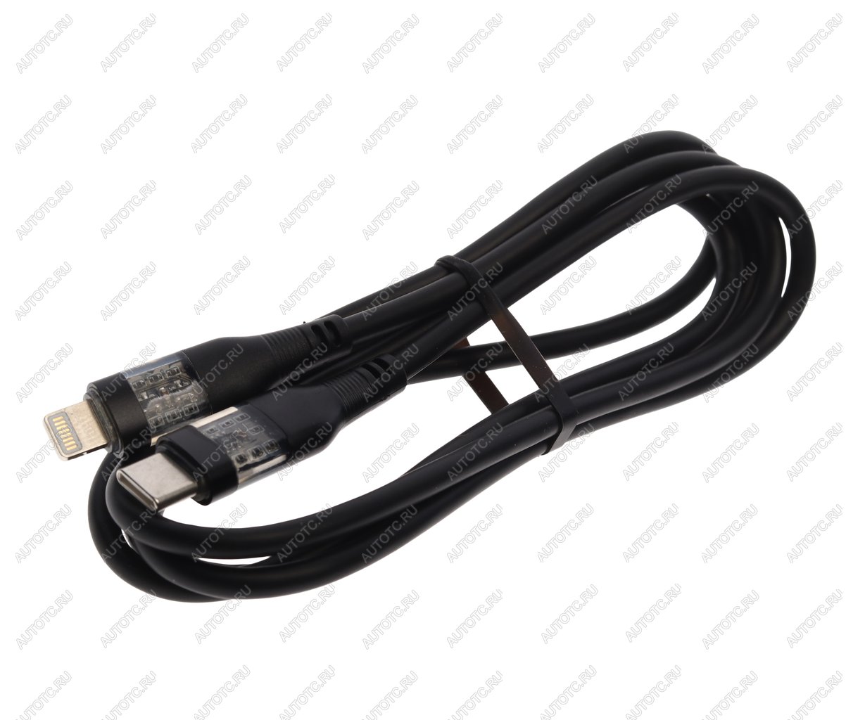 379 р. Кабель iPhone (5-)-USB Type C 1.2м BOROFONE BOROFONE bu37 black  с доставкой в г. Майкоп