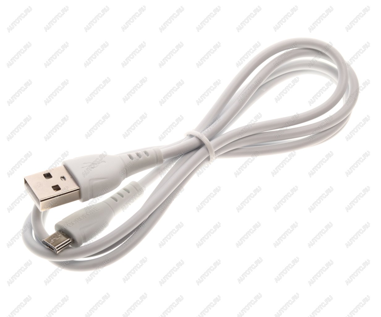 97 р. Кабель USB Type C 1м BOROFONE BOROFONE bx51 белый  с доставкой в г. Майкоп