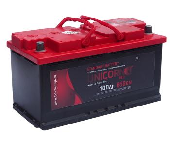 14 699 р. Аккумулятор UNICORN Red EFB 100Ач обратная полярность UNICORN 6ст100(0)  с доставкой в г. Майкоп. Увеличить фотографию 2