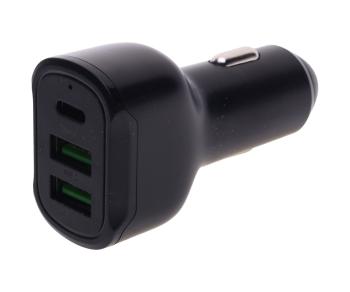 699 р. Устройство зарядное в прикуриватель 3USB 12V WIIIX WIIIX ucc-5-3-01-qcpd-ant  с доставкой в г. Майкоп. Увеличить фотографию 1