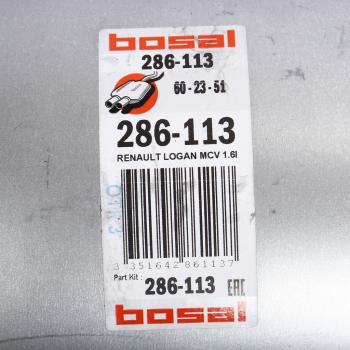 8 499 р. Глушитель RENAULT Logan (06-) средняя часть BOSAL BOSAL 286-113  с доставкой в г. Майкоп. Увеличить фотографию 3