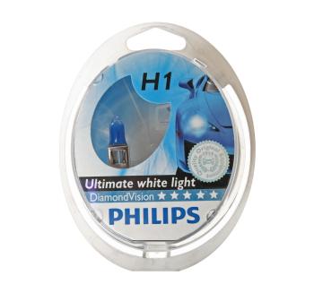 2 259 р. Лампа 12V H1 55W P14.5s бокс (2шт.) Diamond Vision PHILIPS PHILIPS 12258dvs2  с доставкой в г. Майкоп. Увеличить фотографию 1