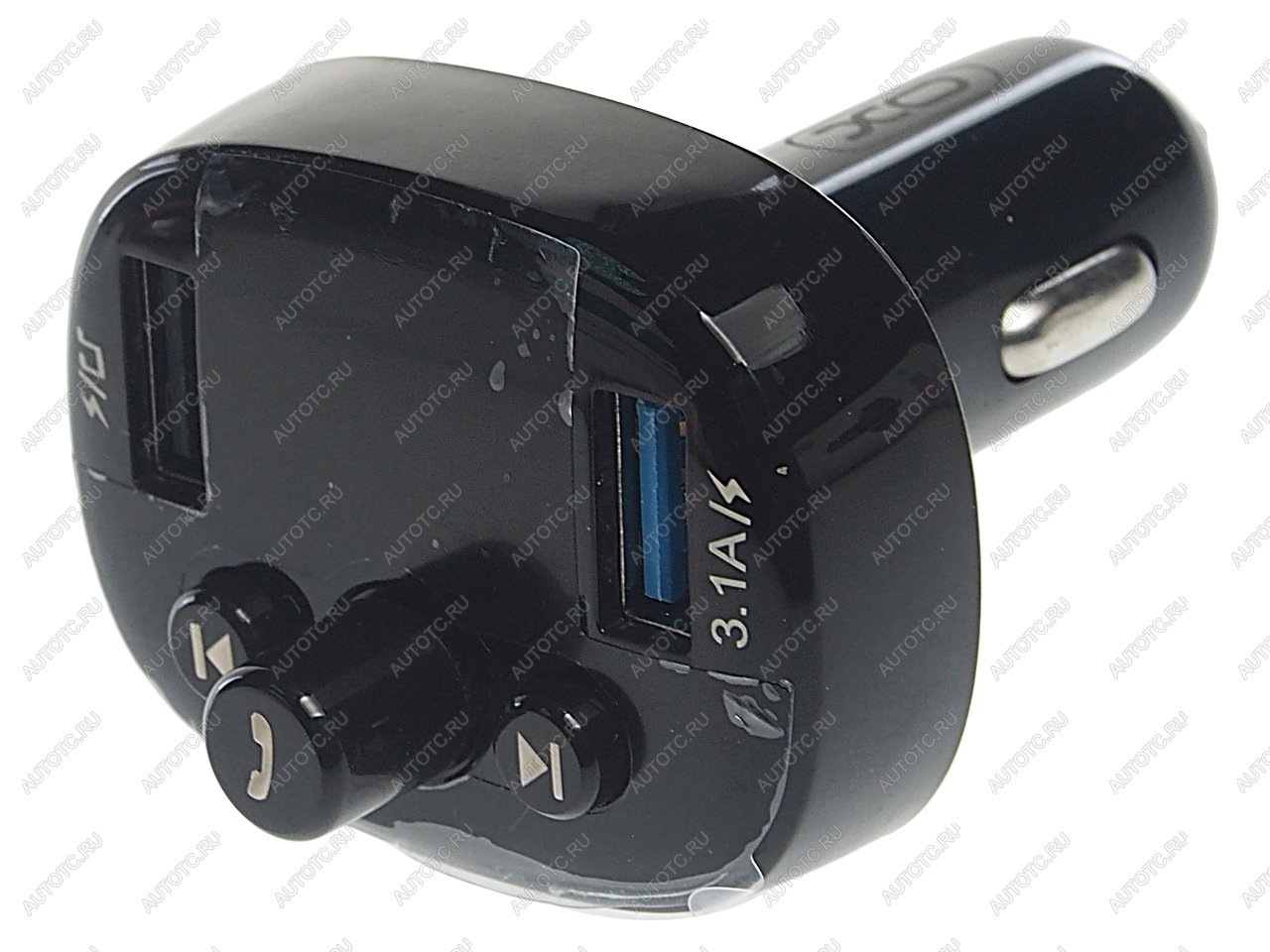 1 259 р. Устройство зарядное в прикуриватель с трансмиттером (bluetooth,hands free) черное XO XO bcc02 black  с доставкой в г. Майкоп