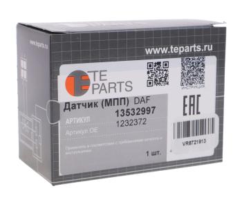 2 299 р. Датчик заднего хода DAF MAN IVECO (M18x1.5мм байонет) TE PARTS TE PARTS 13532997  с доставкой в г. Майкоп. Увеличить фотографию 3