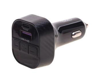 1 039 р. Устройство зарядное в прикуриватель с трансмиттером (bluetooth,hands free) XO XO bcc17 black  с доставкой в г. Майкоп. Увеличить фотографию 1