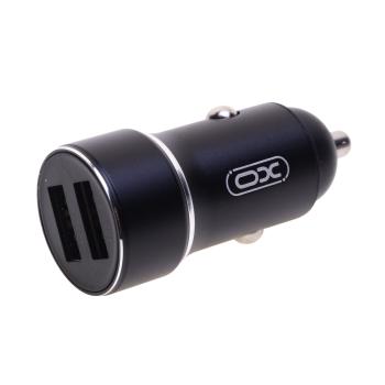 299 р. Устройство зарядное в прикуриватель 2USB 12V XO XO cc53 black  с доставкой в г. Майкоп. Увеличить фотографию 1