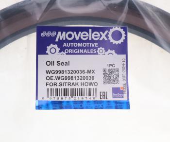 789 р. Сальник SITRAK HOWO хвостовика редуктора (85x145x36) (мост AC13) MOVELEX MOVELEX wg9981320036-mx  с доставкой в г. Майкоп. Увеличить фотографию 3