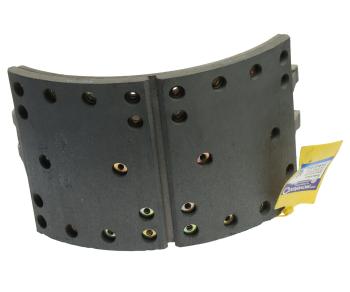 3 399 р. Колодки тормозные SITRAK HOWO задние с накладками (1шт.) MOVELEX MOVELEX az9231342072-mx  с доставкой в г. Майкоп. Увеличить фотографию 1