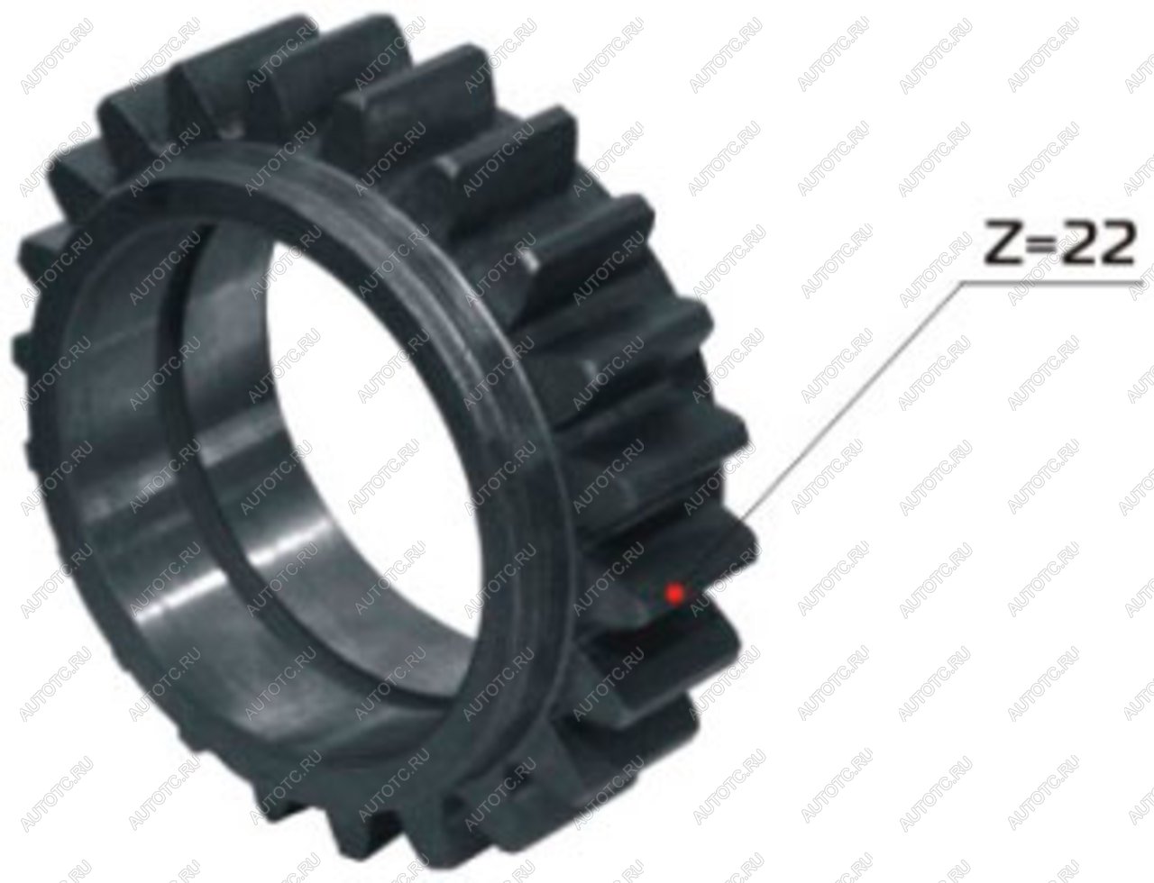2 889 р. Шестерня МТЗ РК Z=22 РУП МЗШ МЗШ 52-1802091  с доставкой в г. Майкоп
