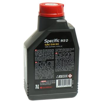 1 699 р. Масло моторное SPECIFIC 913D 5W30 синт.1л MOTUL MOTUL 113225  с доставкой в г. Майкоп. Увеличить фотографию 2
