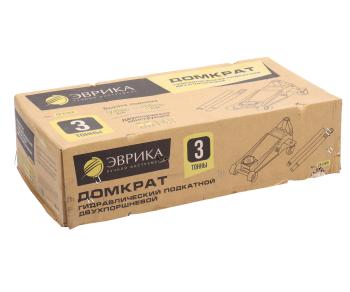 10 999 р. Домкрат подкатной 3т 140-460мм двухпоршневой ЭВРИКА ЭВРИКА er-81020  с доставкой в г. Майкоп. Увеличить фотографию 3