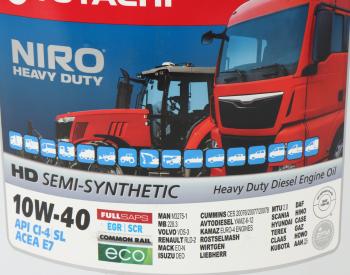 8 099 р. Масло дизельное NIRO HD CI-4SLE7 10W40 псинт.19л TOTACHI TOTACHI 1d120  с доставкой в г. Майкоп. Увеличить фотографию 2