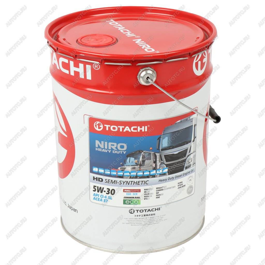 9 999 р. Масло дизельное NIRO HD CI-4SLE7 5W30 псинт.19л TOTACHI TOTACHI 1d720  с доставкой в г. Майкоп