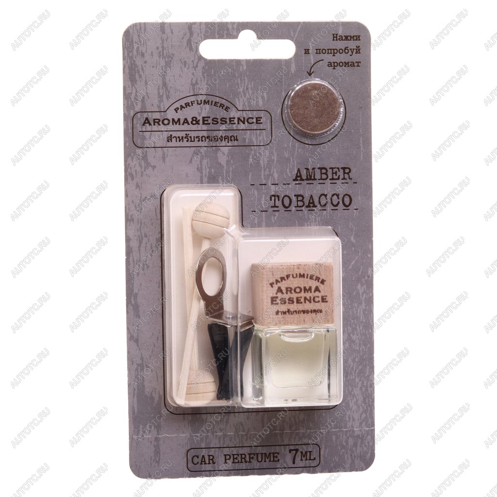 192 р. Ароматизатор на дефлектор (amber tobacco) с деревянной крышкой 7г Aroma & Essence FOUETTE FOUETTE aed-08  с доставкой в г. Майкоп