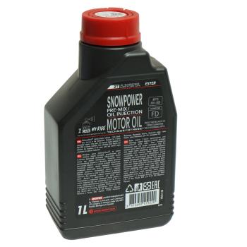 1 199 р. Масло моторное для 2-х тактных двигателей SNOWPOWER 2T 1л MOTUL MOTUL 113243  с доставкой в г. Майкоп. Увеличить фотографию 2