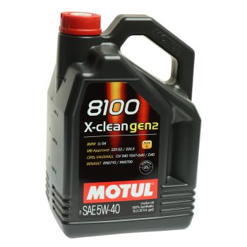 6 999 р. Масло моторное 8100 X-CLEAN GEN2 5W40 синт.5л MOTUL MOTUL 113222  с доставкой в г. Майкоп. Увеличить фотографию 1