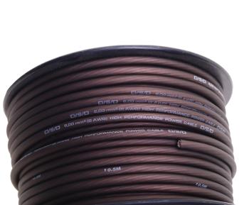 5 099 р. Кабель силовой 8Ga (8мм) 40м бухта черный AURA AURA dpc-c08b бухта 40м  с доставкой в г. Майкоп. Увеличить фотографию 2