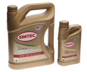 2 669 р. Масло моторное PREMIUM 9000 A3B4 5W30 синт.4+1л SINTEC SINTEC 600228  с доставкой в г. Майкоп. Увеличить фотографию 1