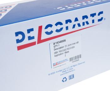 2 799 р. ШРУС внутренний MAZDA 3 (02-09) передний левый DELCOPARTS DELCOPARTS 19345006  с доставкой в г. Майкоп. Увеличить фотографию 5