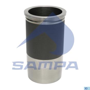 5 349 р. Гильза цилиндра MAN (D2066) d=120.00 (без уплотнительных колец) SAMPA SAMPA 026.360  с доставкой в г. Майкоп. Увеличить фотографию 1