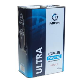 2 469 р. Масло моторное ULTRA GF-5 5W30 синт.4л MICHI MICHI 4637271  с доставкой в г. Майкоп. Увеличить фотографию 1