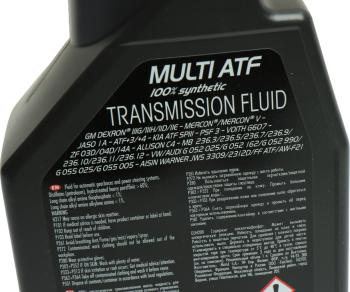 1 979 р. Масло трансмиссионное ATF MULTI TECHNOSYNTHESE 1л MOTUL MOTUL 112147  с доставкой в г. Майкоп. Увеличить фотографию 4