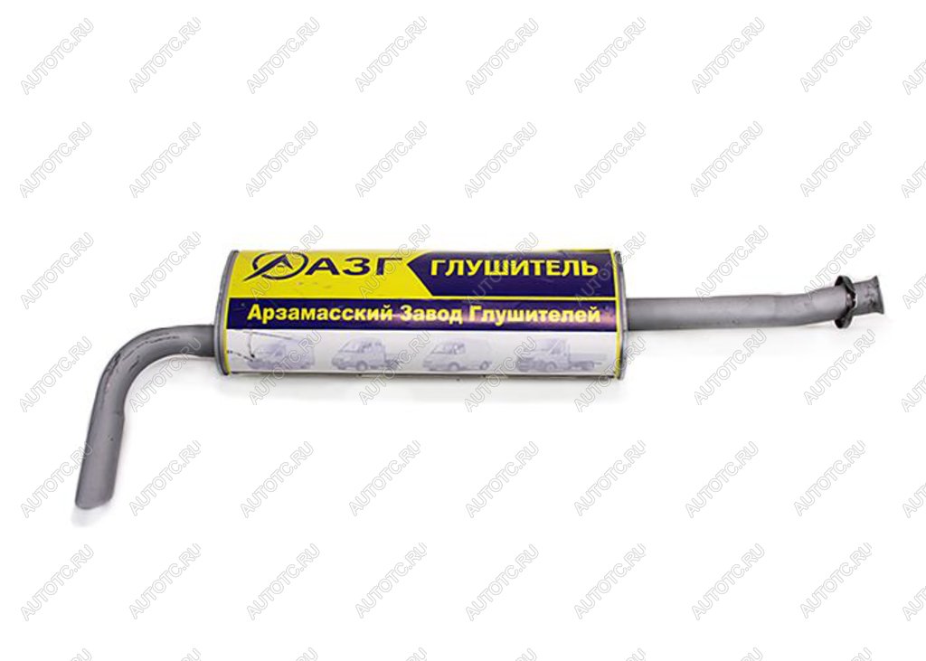 5 599 р. Глушитель ГАЗ-3302,3221 дв.CUMMINS 2.8,УМЗ-4216 ЕВРО-4 выход боковой усиленный АЗГ АЗГ 3221-1201008-51  с доставкой в г. Майкоп