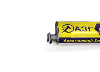 6 799 р. Глушитель ГАЗ-330202 дв.ЗМЗ-406,405 ЕВРО-3 удлиненная база АЗГ АЗГ 330202-1201008-10  с доставкой в г. Майкоп. Увеличить фотографию 3