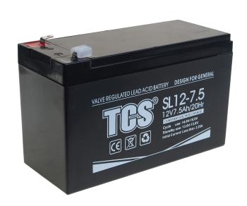 2 179 р. Аккумулятор TCS SL 7.5Ач TCS 6ст7.5 sl 12-7.5  с доставкой в г. Майкоп. Увеличить фотографию 1