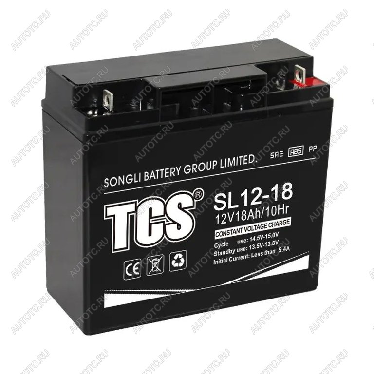 4 899 р. Аккумулятор TCS SL 18Ач TCS 6ст18 sl 12-18  с доставкой в г. Майкоп