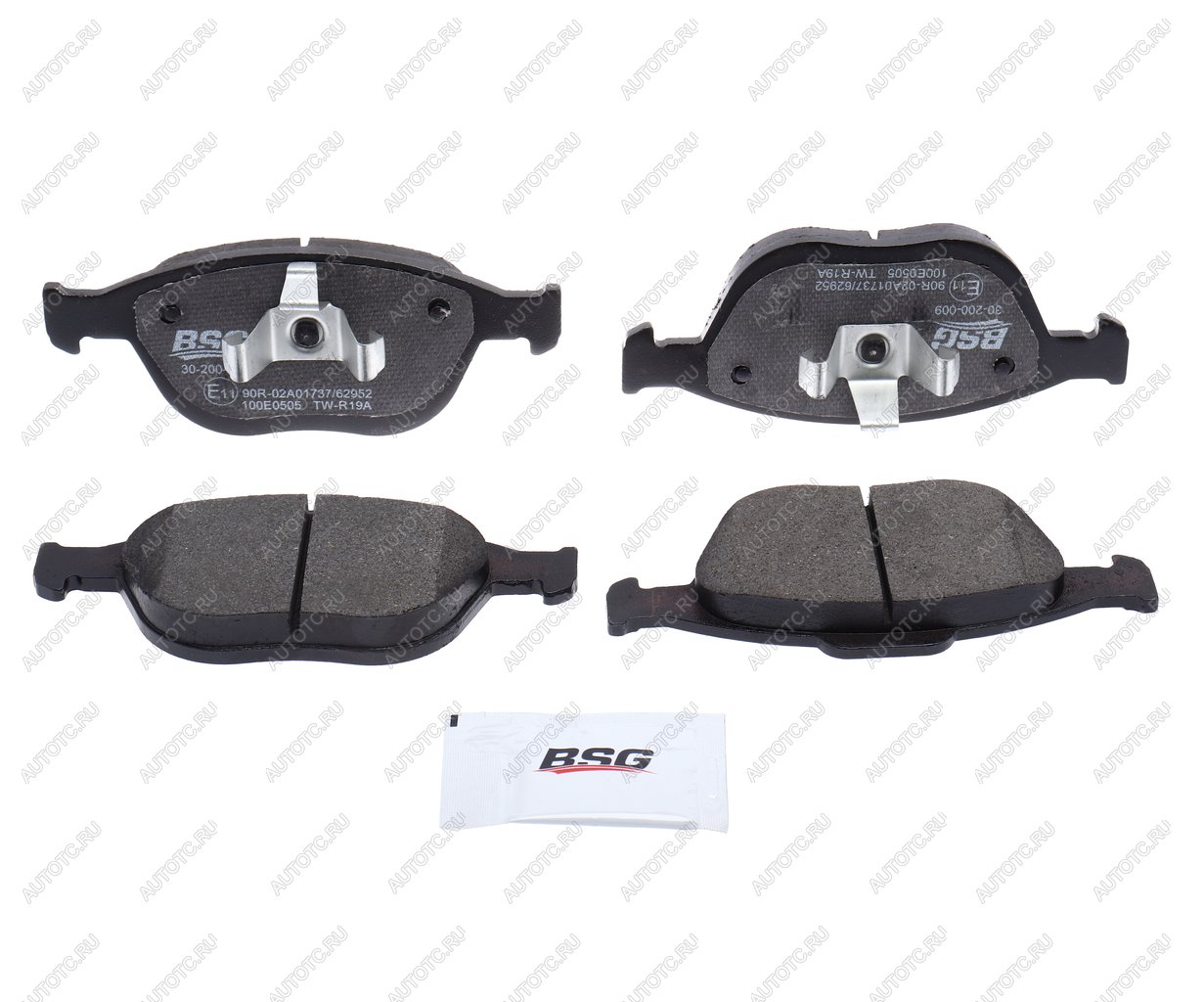 1 899 р. Колодки тормозные FORD Focus,Tourneo,Transit передние (4шт.) BSG BSG bsg30200009  с доставкой в г. Майкоп