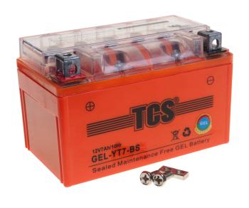 2 559 р. Аккумулятор TCS GEL 7Ач TCS 6ст7 gel-yt7-bs  с доставкой в г. Майкоп. Увеличить фотографию 1