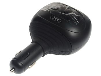 1 099 р. Разветвитель прикуривателя 2-х гнездовой 12V 2USB черный XO XO cc41 black  с доставкой в г. Майкоп. Увеличить фотографию 2