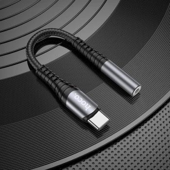 319 р. Переходник USB Type C на jack 3.5 черный HOCO HOCO ls33 черный  с доставкой в г. Майкоп. Увеличить фотографию 5