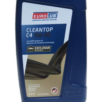 1 439 р. Масло моторное CLEANTEC C4 5W30 синт.1л EUROLUB EUROLUB 220001  с доставкой в г. Майкоп. Увеличить фотографию 2