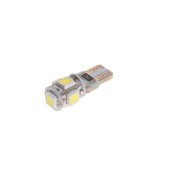 64 р. Лампа светодиодная 12V W5W T10 W2.1x9.5d 6000K 5 LED с обманкой CANbus MEGAPOW ER MEGAPOWER-AUTOMOTIVE 70214w  с доставкой в г. Майкоп. Увеличить фотографию 2