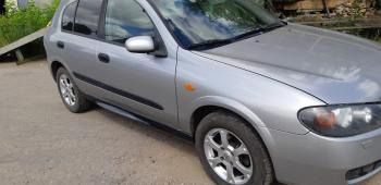 3 499 р. Пластиковые накладки порогов Фанат Тюнинг Nissan Almera N16 хэтчбэк 5 дв. рестайлинг (2002-2006) (неокрашенные (глянец под окраску))  с доставкой в г. Майкоп. Увеличить фотографию 3