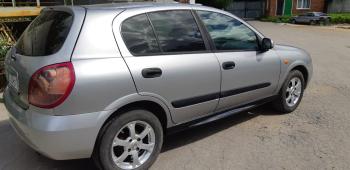 3 499 р. Пластиковые накладки порогов Фанат Тюнинг Nissan Almera N16 хэтчбэк 5 дв. рестайлинг (2002-2006) (неокрашенные (глянец под окраску))  с доставкой в г. Майкоп. Увеличить фотографию 2