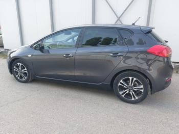 3 289 р. Пластиковые накладки порогов Фанат Тюнинг  KIA Ceed  2 JD (2012-2018) дорестайлинг универсал, дорестайлинг, хэтчбэк, рестайлинг универсал, рестайлинг, хэтчбэк (неокрашенные (глянец под окраску))  с доставкой в г. Майкоп. Увеличить фотографию 3