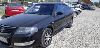 3 499 р. Пластиковые накладки порогов Фанат Тюнинг Nissan Almera Classic седан B10 (2006-2013) (неокрашенные (глянец под окраску))  с доставкой в г. Майкоп. Увеличить фотографию 2