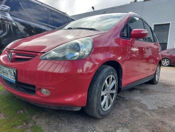 3 499 р. Пластиковые накладки порогов Фанат Тюнинг  Honda Jazz (2001-2008) (неокрашенные (глянец под окраску))  с доставкой в г. Майкоп. Увеличить фотографию 2